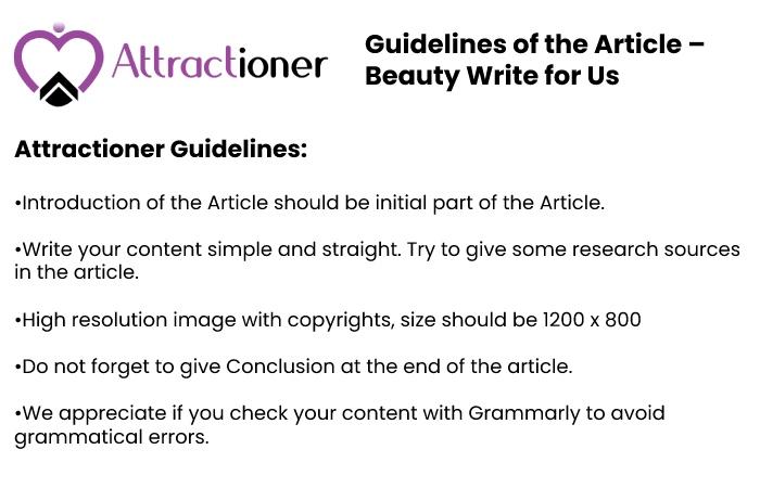 Guidelines for the article Attractioner 