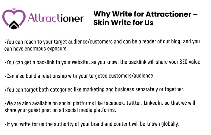 Why write for us - Attractioner 