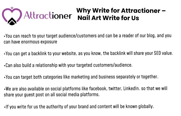 Why write for us - Attractioner 