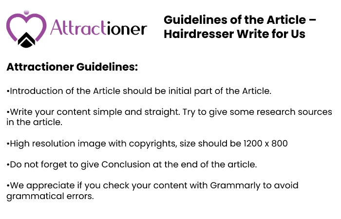 Guidelines for the article Attractioner 