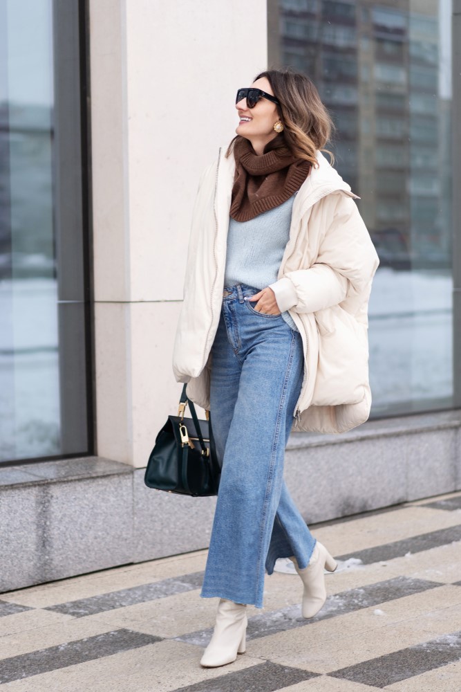 Outfit No. 3: Jeans and Long-Sleeved Sweater