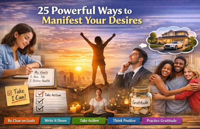25 powerful ways to manifest your desires