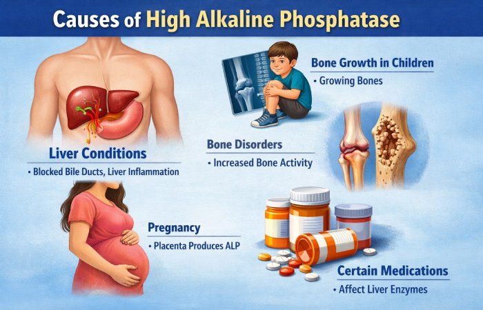 causes of high alkaline phosphatase