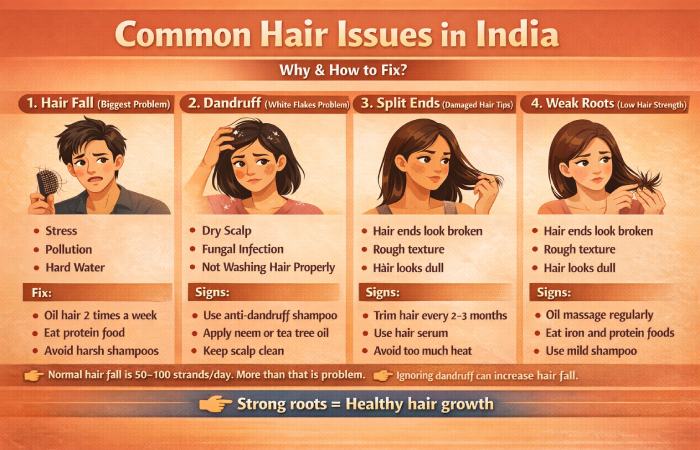 hair issues in india